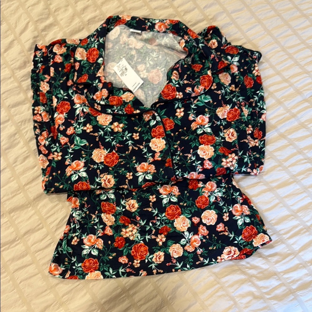 Floral Pajama Set